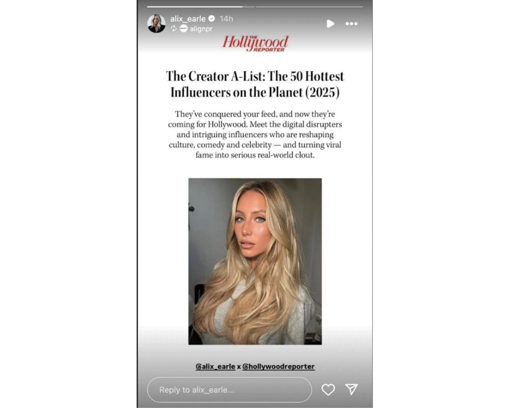 Braxton Berrios&rsquo; GF, Alix Earle, makes to the top 50 Influencers list, shares news on IG [IG/@alix_earle[
