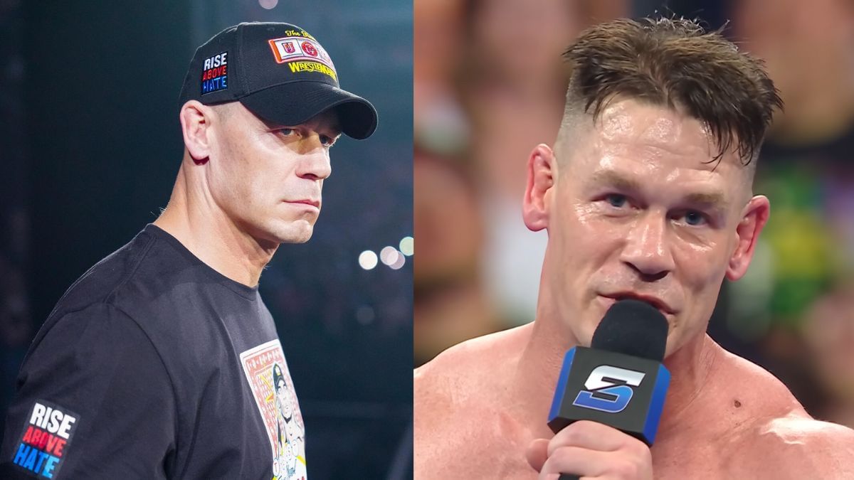John Cena. [Images via WWE.com &amp; WWE on YouTube]
