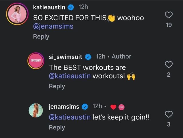 Jena Sims and Katie Austin ( via Instagram)