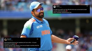 "Let’s see how many ICC trophies the Indian team wins" - Fans react on Rohit Sharma's removal as India's ODI captain for AUS vs IND 2025 series
