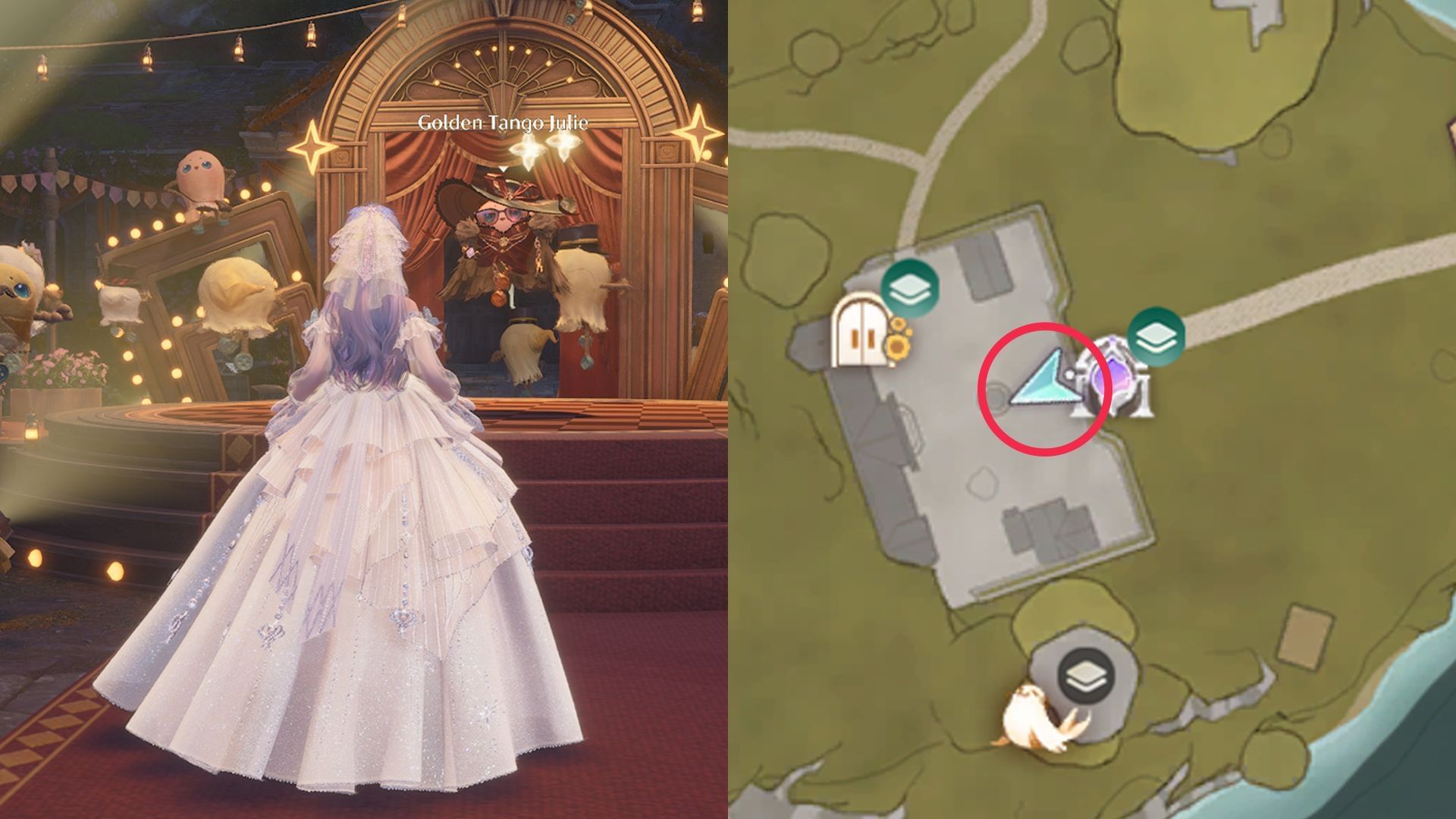 Location of Madam Julie in the Abandoned District (Image via Sportskeeda Gaming/Infold Games)