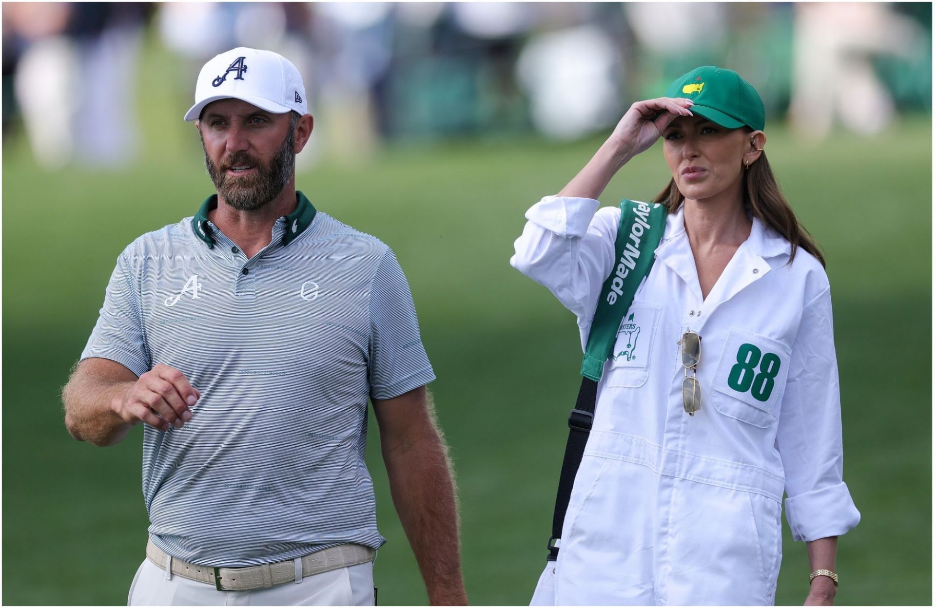 Dustin Johnson&rsquo;s wife Paulina Gretzky r