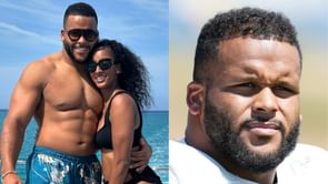Aaron Donald's wife Erica sends 3-word message as ex-Rams DT boasts about 'dreaming big' following Pitt Athletics Hall of Fame honor