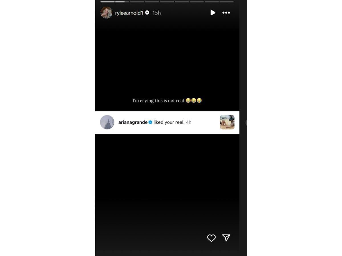 Rylee Arnold&#039;s Instagram story