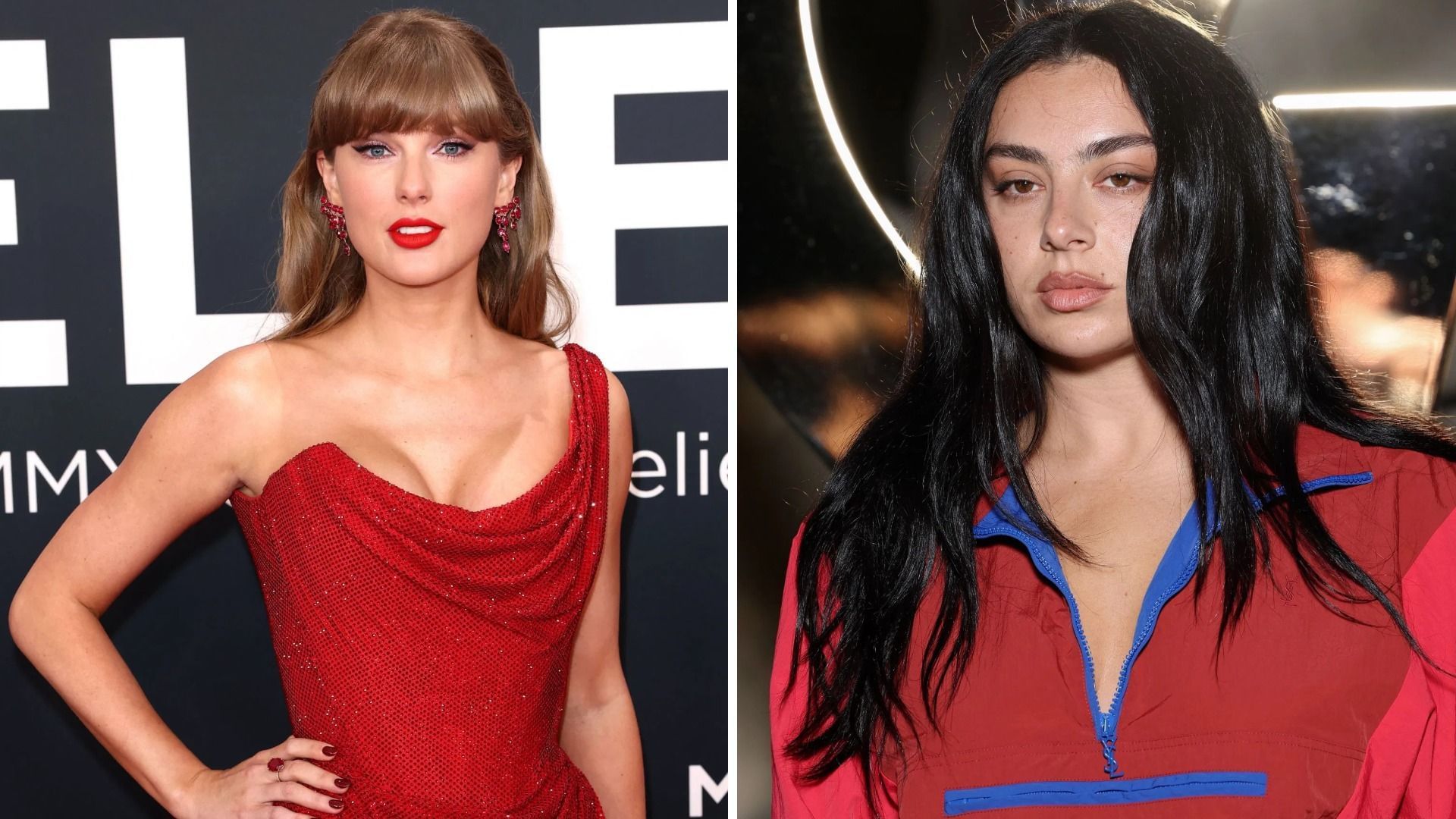 Taylor Swift and Charlie XCX (Image via Getty)