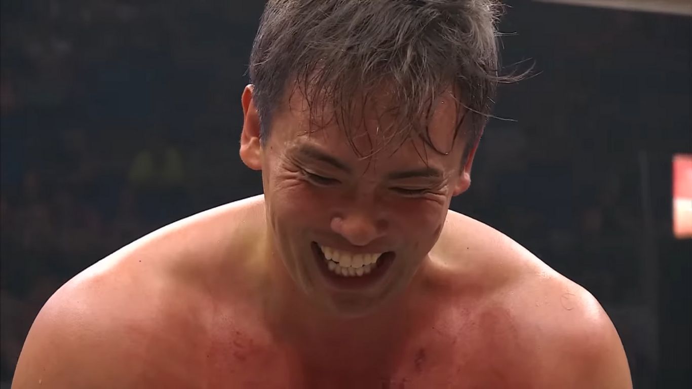 Kazuchika Okada during his bout at AEW WrestleDream 2025 [Image via AEW