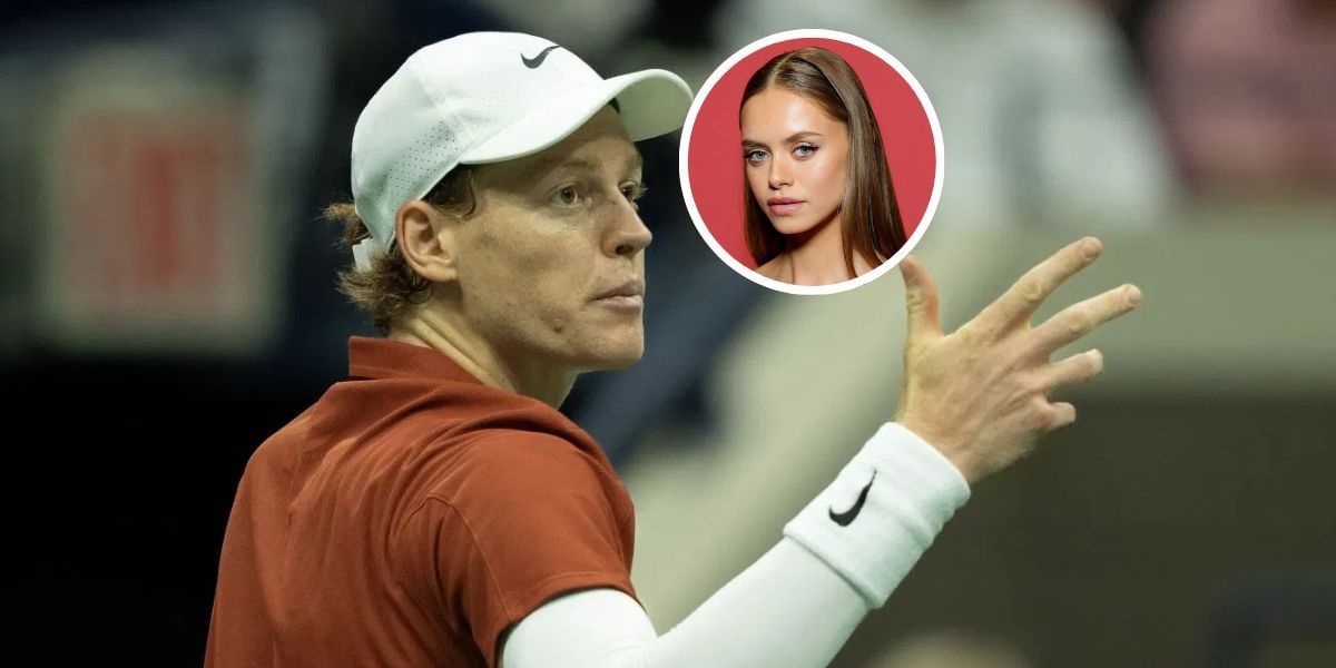 Jannik Sinner (background), Laila Hasanovic (inset), Sources: Getty