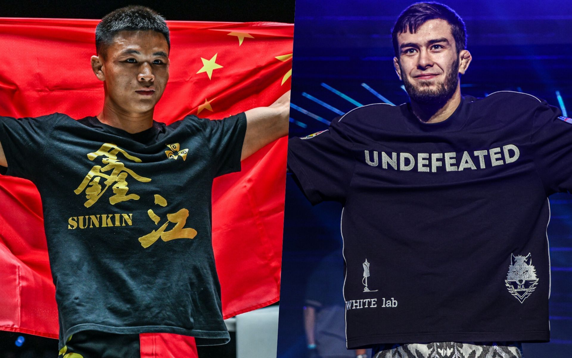 Hu Yong (L) vs Sanzhar Zakirov (R) | Photo by ONE Championship