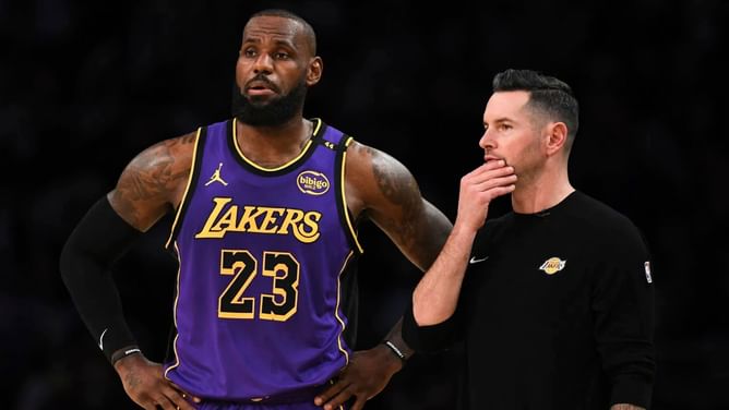 "Hot take culture so tired" - LeBron James thoroughly enjoys ESPN's Xs and Os push with "Coaches Corner" as JJ Redick makes debut