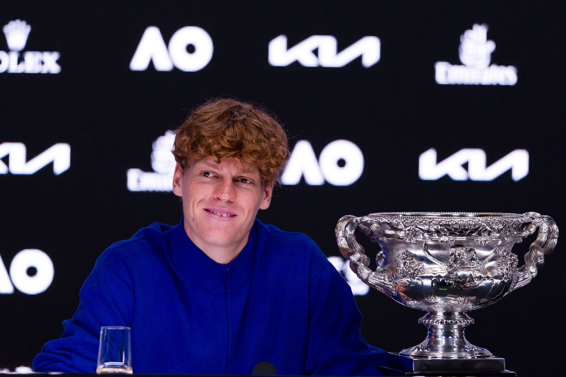 Sinner at the 2025 Australian Open - Day 15 - Source: Getty