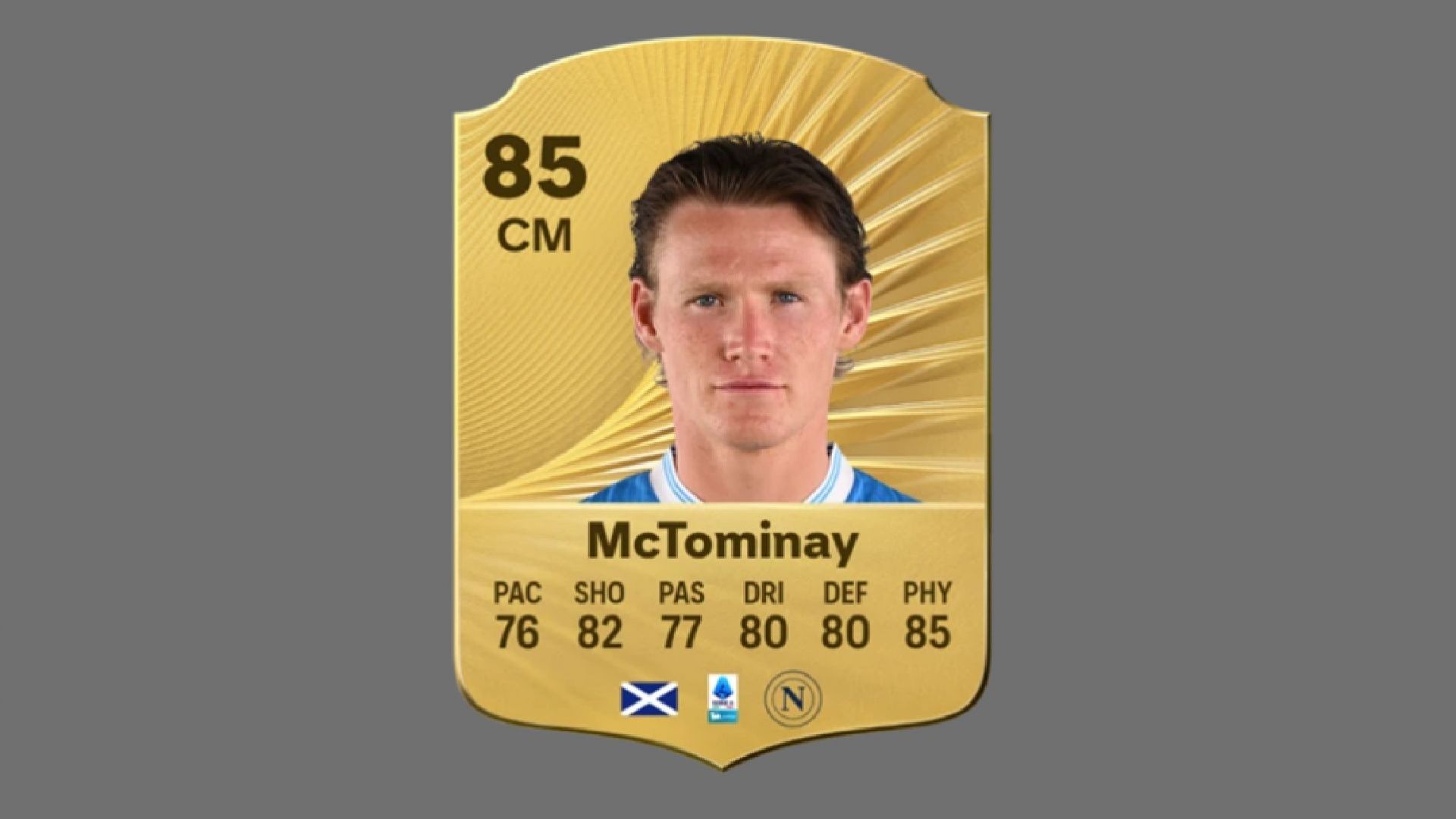 Scott McTominay has been a crucial part of Napoli&#039;s turnaround story (Image via EA Sports)