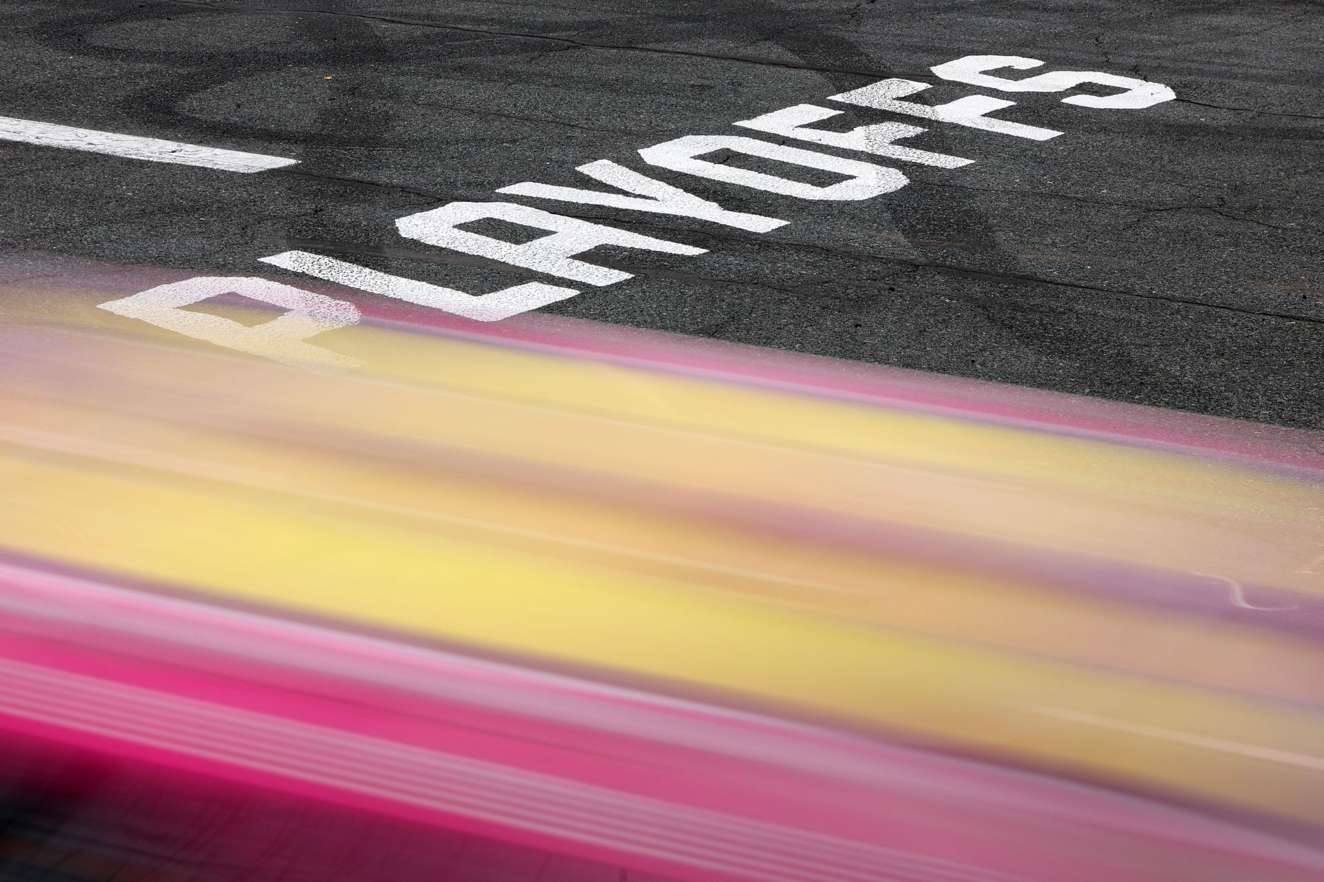 NASCAR Playoffs track stencil during the Bank of America ROVAL 400 at Charlotte - Source: Getty