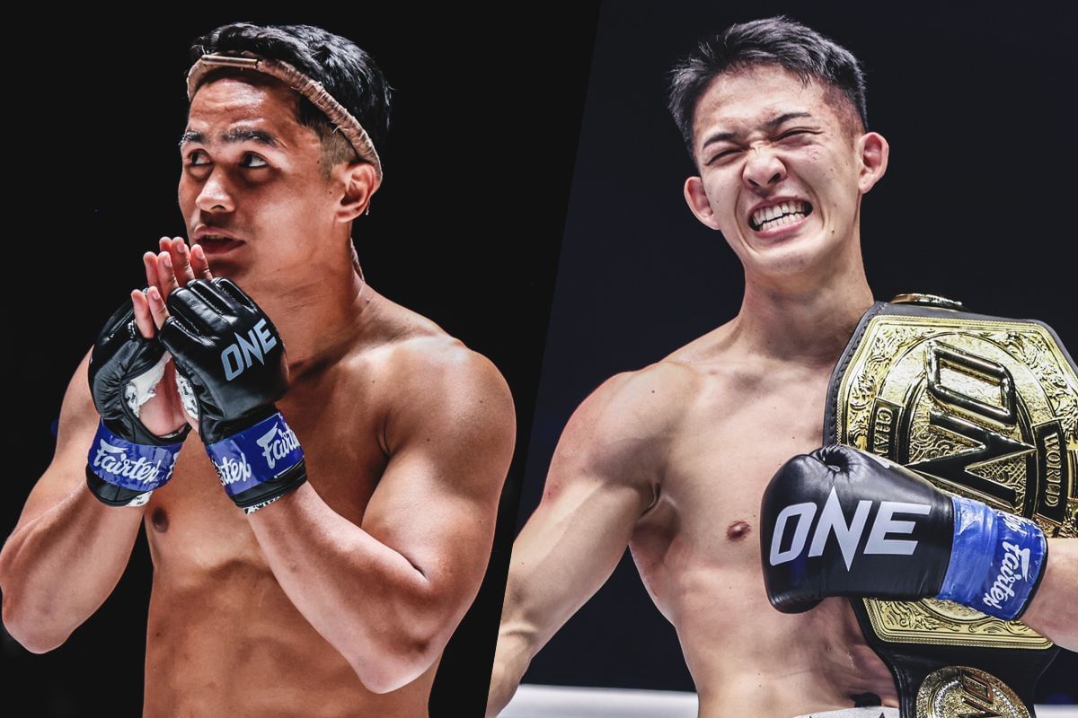 (From left) Superbon ready for war against Masaaki Noiri. [Images: ONE Championship]