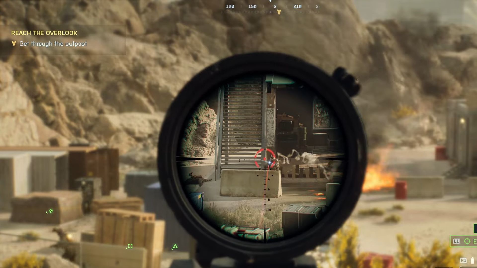 Fighting PAX stronghold in BF6 campaign (Image via EA/YouTube@MichaelXboxEvolved)