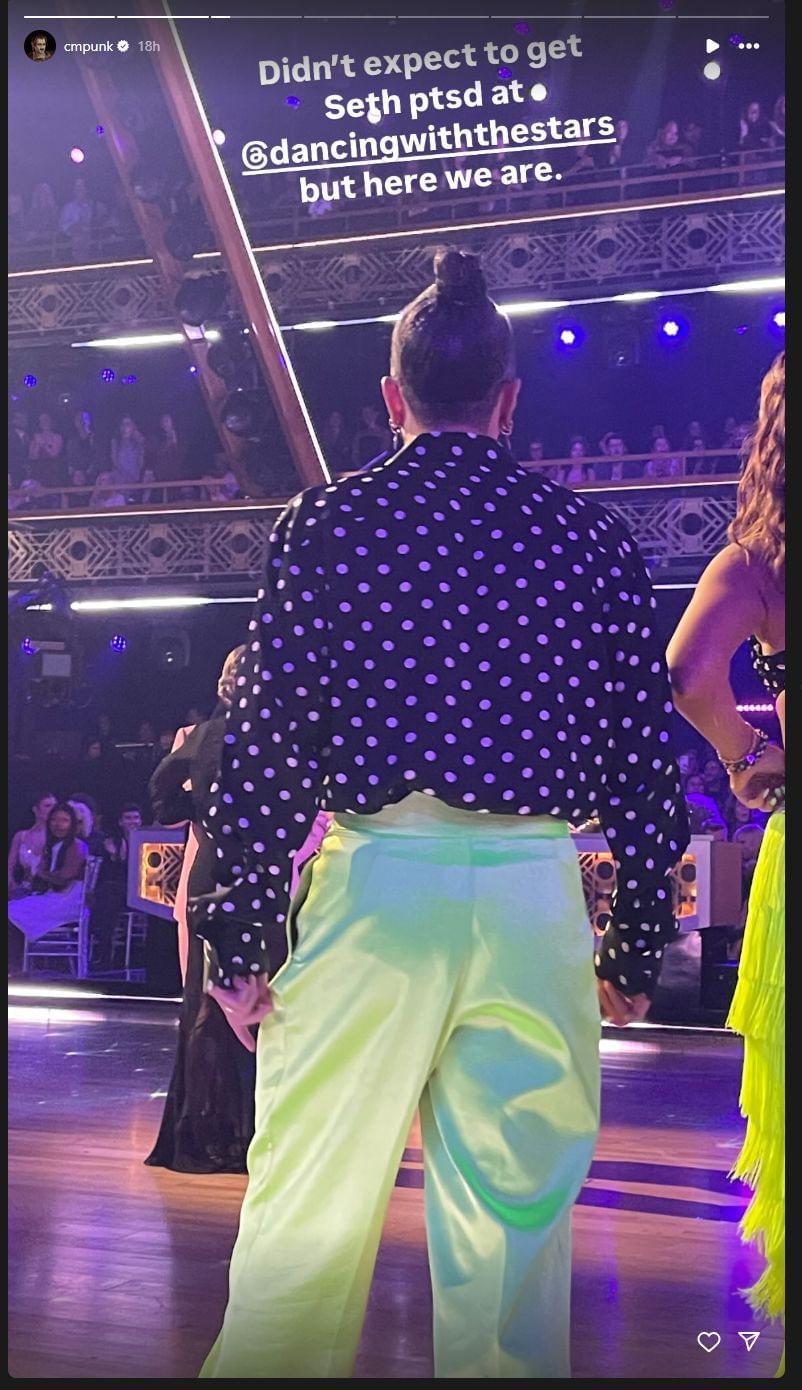 We can see what he means... ( photo credit: CM Punk&#039;s Instagram)