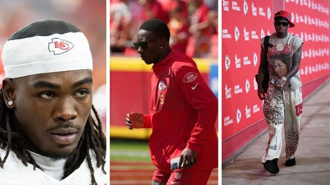 JuJu Smith-Schuster makes thoughts known on Rashee Rice, Xavier Worthy, Hollywood Brown sharing field for first time as he sits in hot seat
