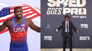 "Changing the game"- Noah Lyles gets real as IShowSpeed receives Olympic gold medal from Suni Lee after surprising gymnastics attempt