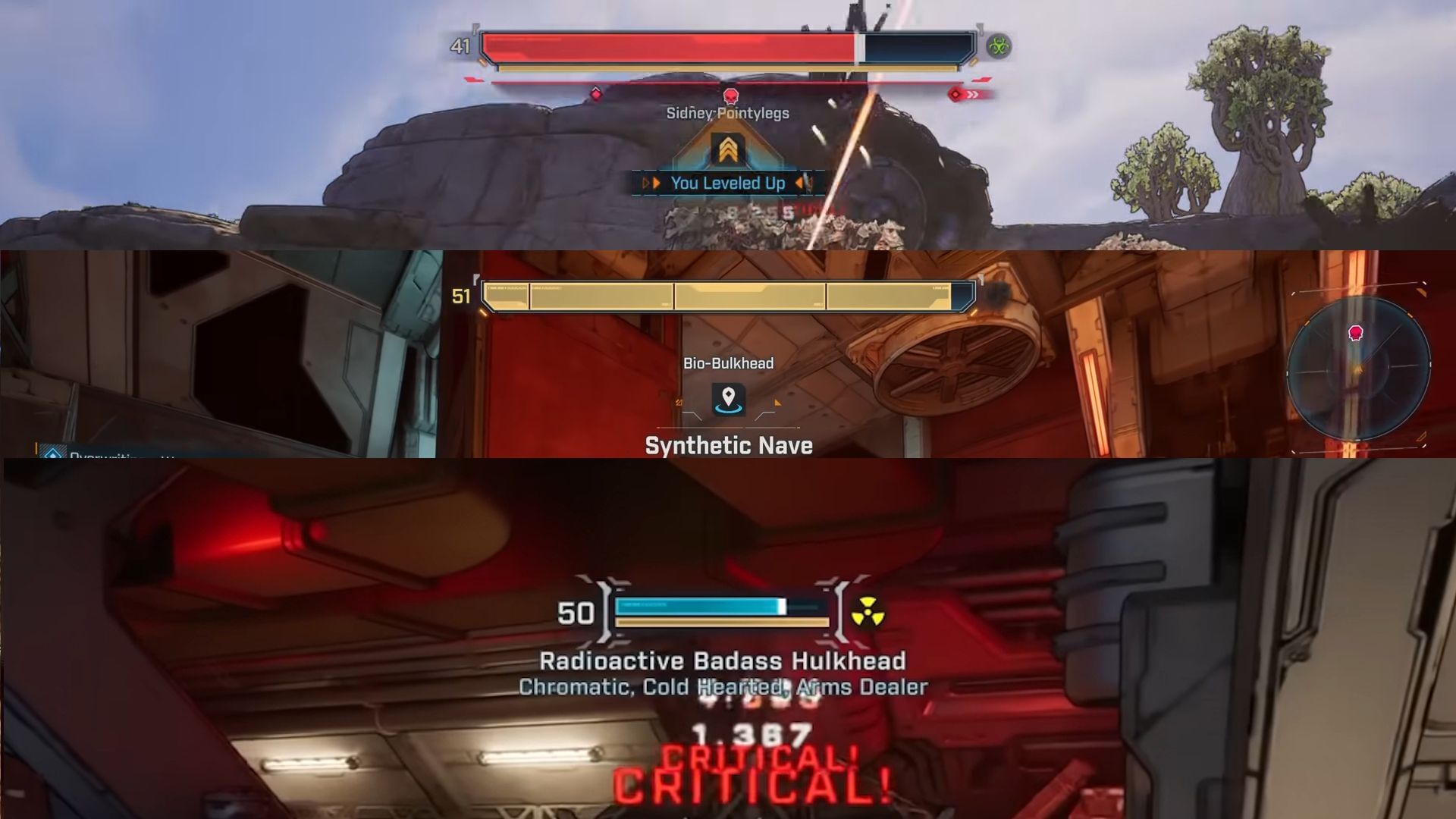 Enemies in BL4 often have more than one health type (Image via 2K)