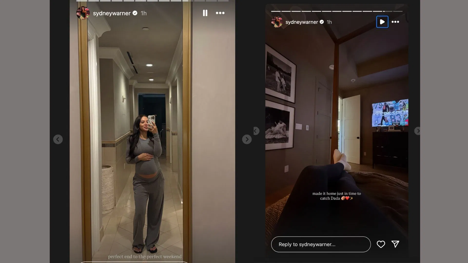 Fred Warner&rsquo;s wife Sydney&#039;s IG Stories