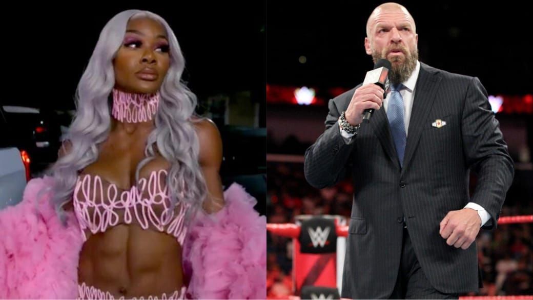 Jade Cargill (left), Triple H (right). [Image credits: wwe.com]