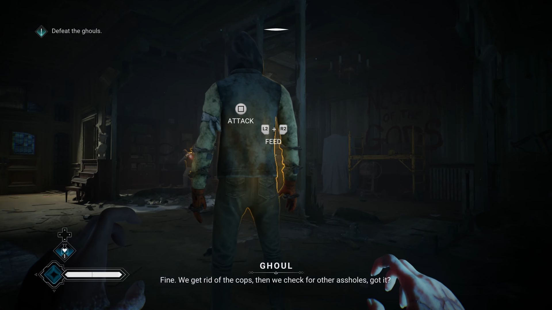 Kill all the Ghouls before heading to the roof (Image via Paradox Interactive | YouTube: @Zoddronite)