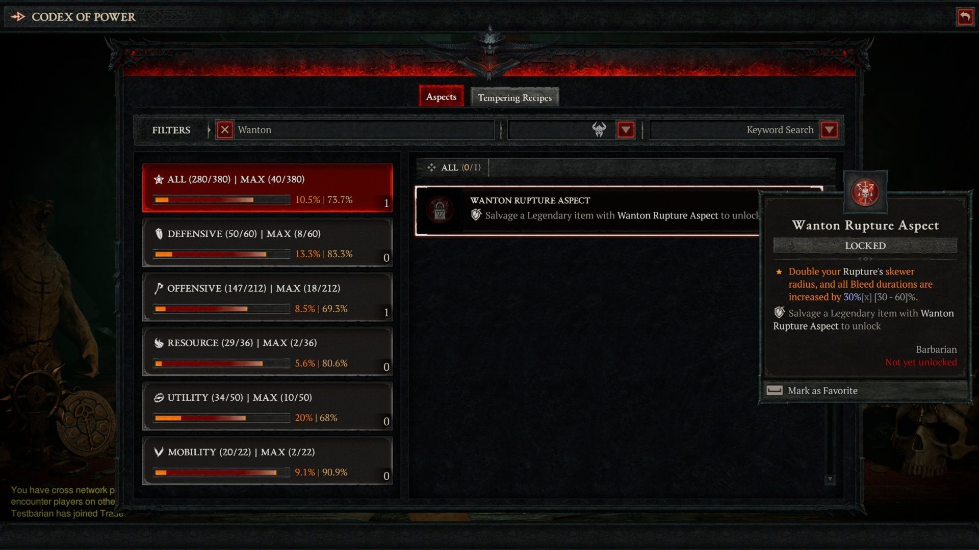 Wanton Rupture is amazing, and required, if you want to run a Rupture build (Image via Blizzard Entertainment)
