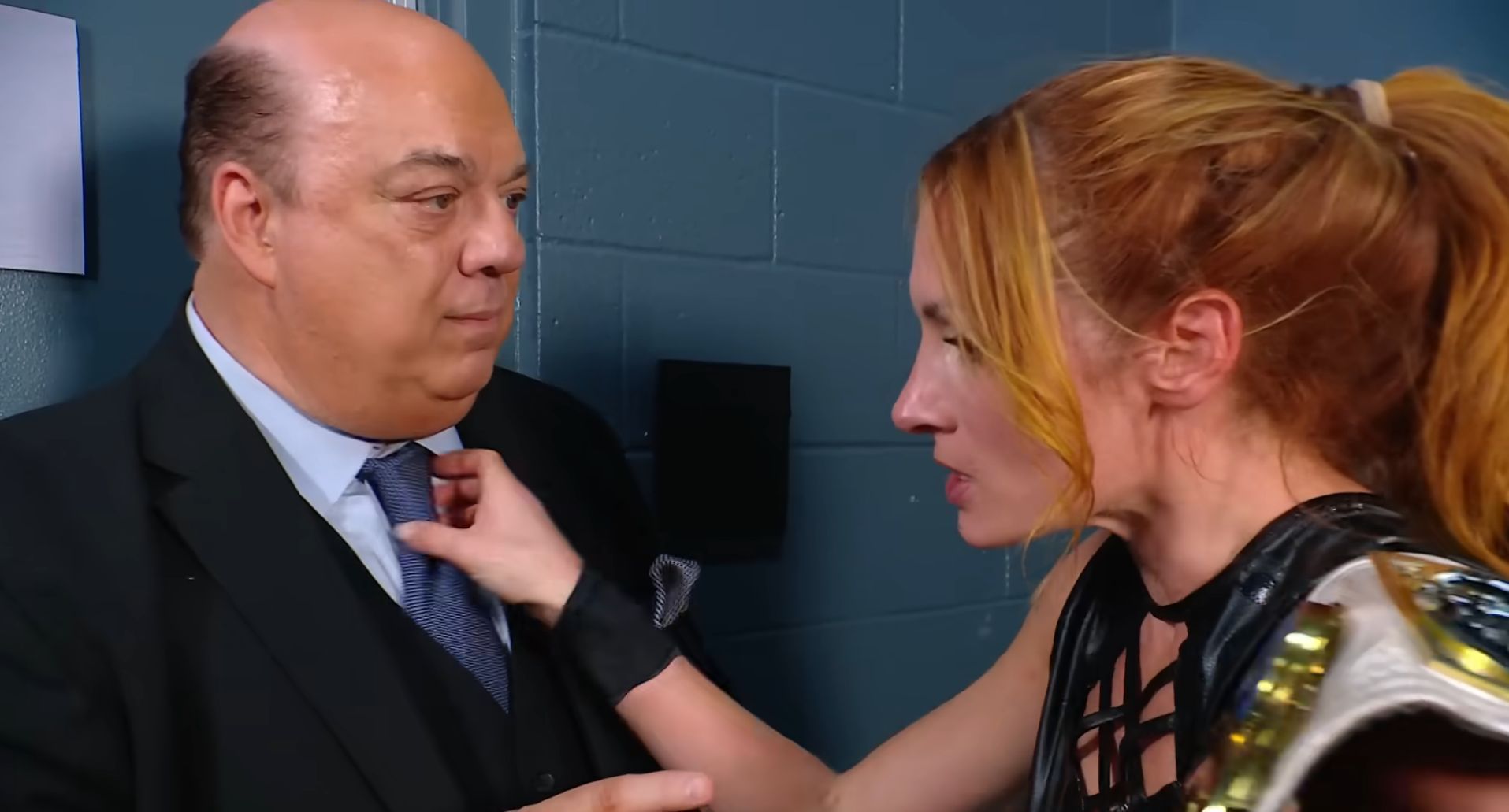 Becky Lynch and Paul Heyman