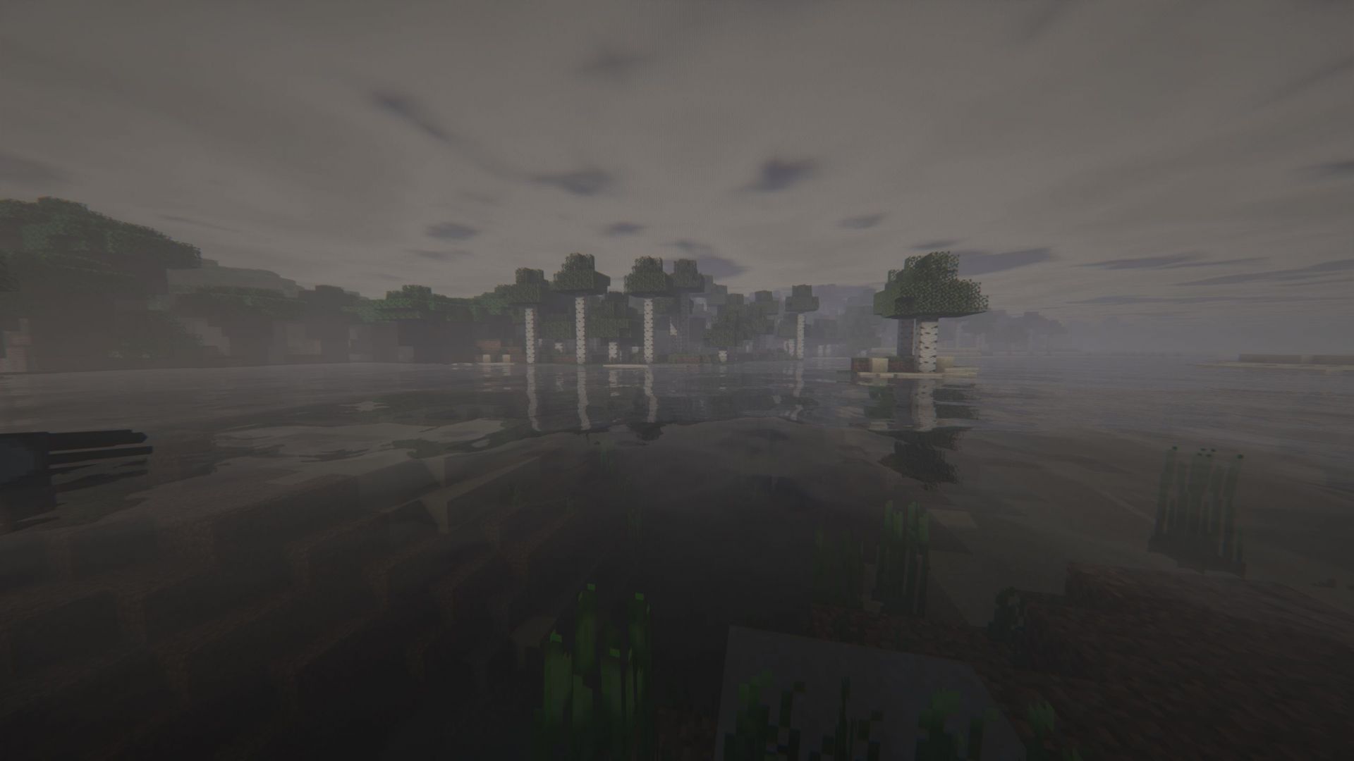 Insanity is a horror-oriented shaderpack (Image via Sportskeeda Gaming || Mojang Studios)