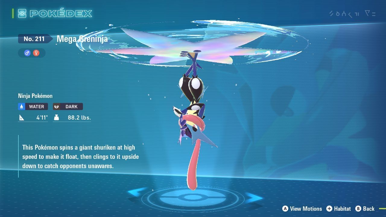 Mega Greninja (Image via TPC)