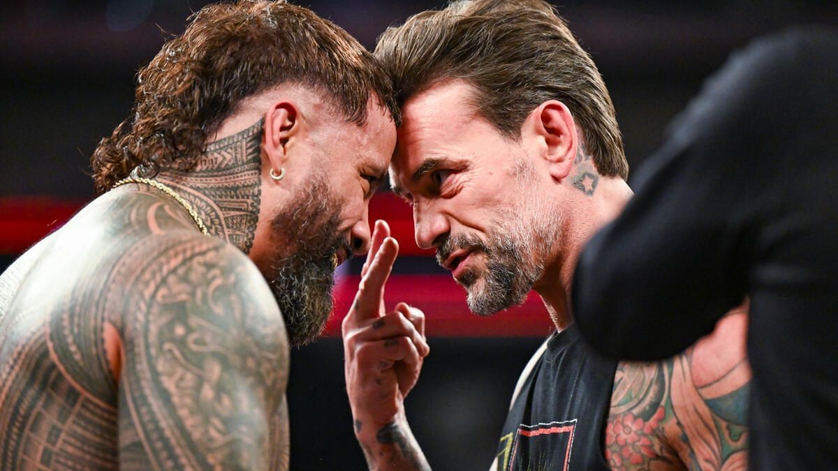 CM Punk and Jey Uso on RAW! (Image from WWE.com)
