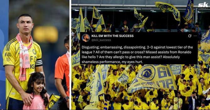 “Are they allergic to give this man assist?” - Al-Nassr fans complain after identifying player missing to support Cristiano Ronaldo in win vs Al-Hazm
