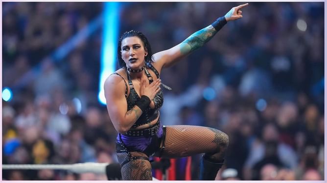 Rhea Ripley has one word reaction after 37-year-old female star gets slapped on WWE RAW