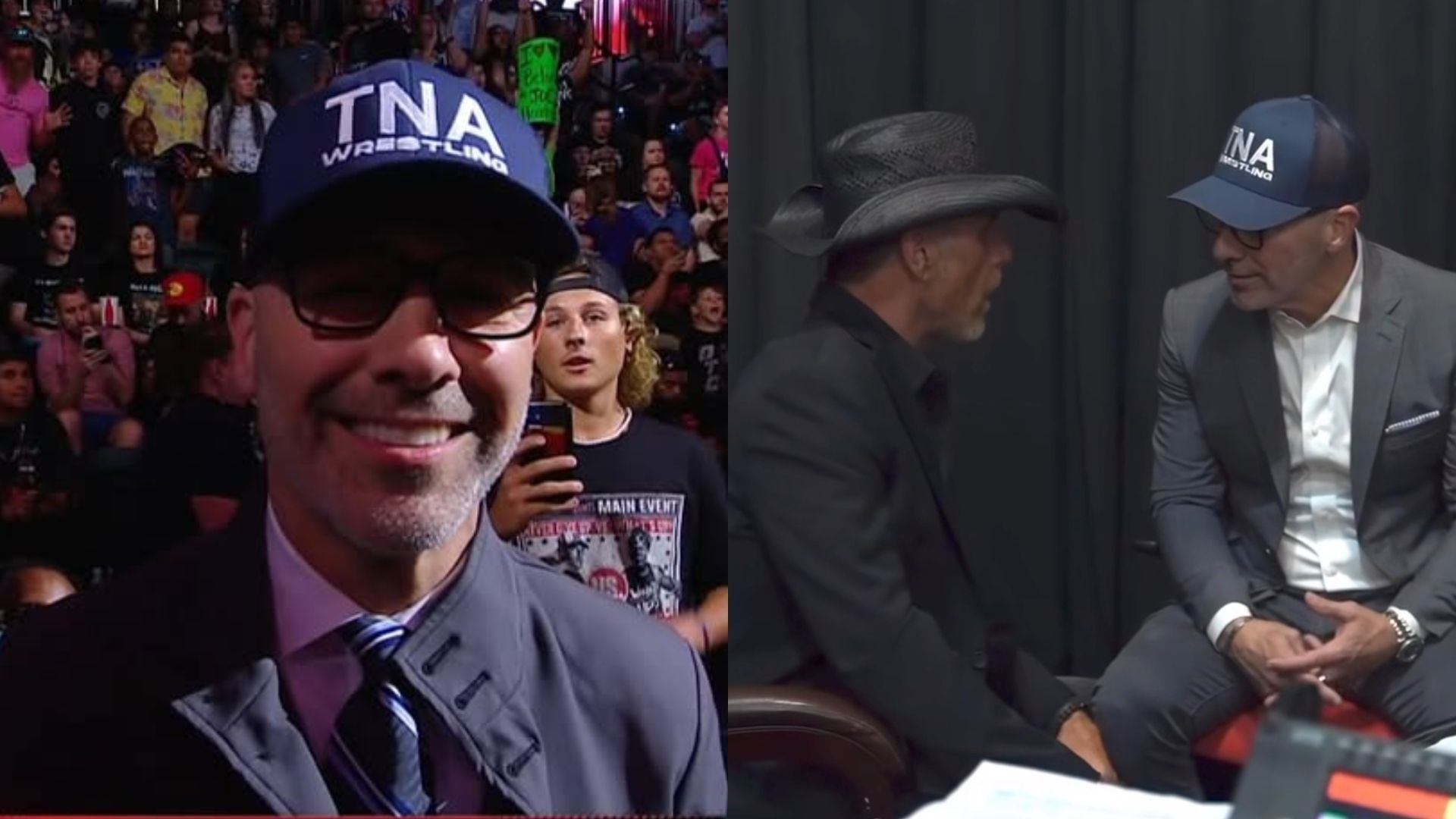 TNA Wrestling President Carlos Silva and Shawn Michaels (Images via Silva and Shawn