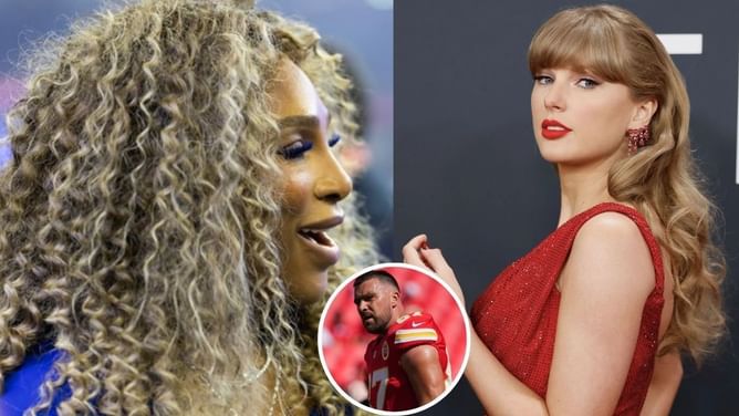 8 months after Serena Williams defended Taylor Swift from Eagles fans' boos, Tennis legend gets special gift from Travis Kelce's fiancée (Watch)