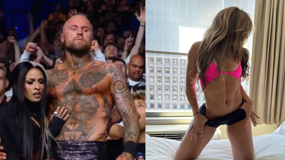 Aleister Black and Zelina Vega (left), Lola Vice (right) [Images via Netflix &amp; Lola
