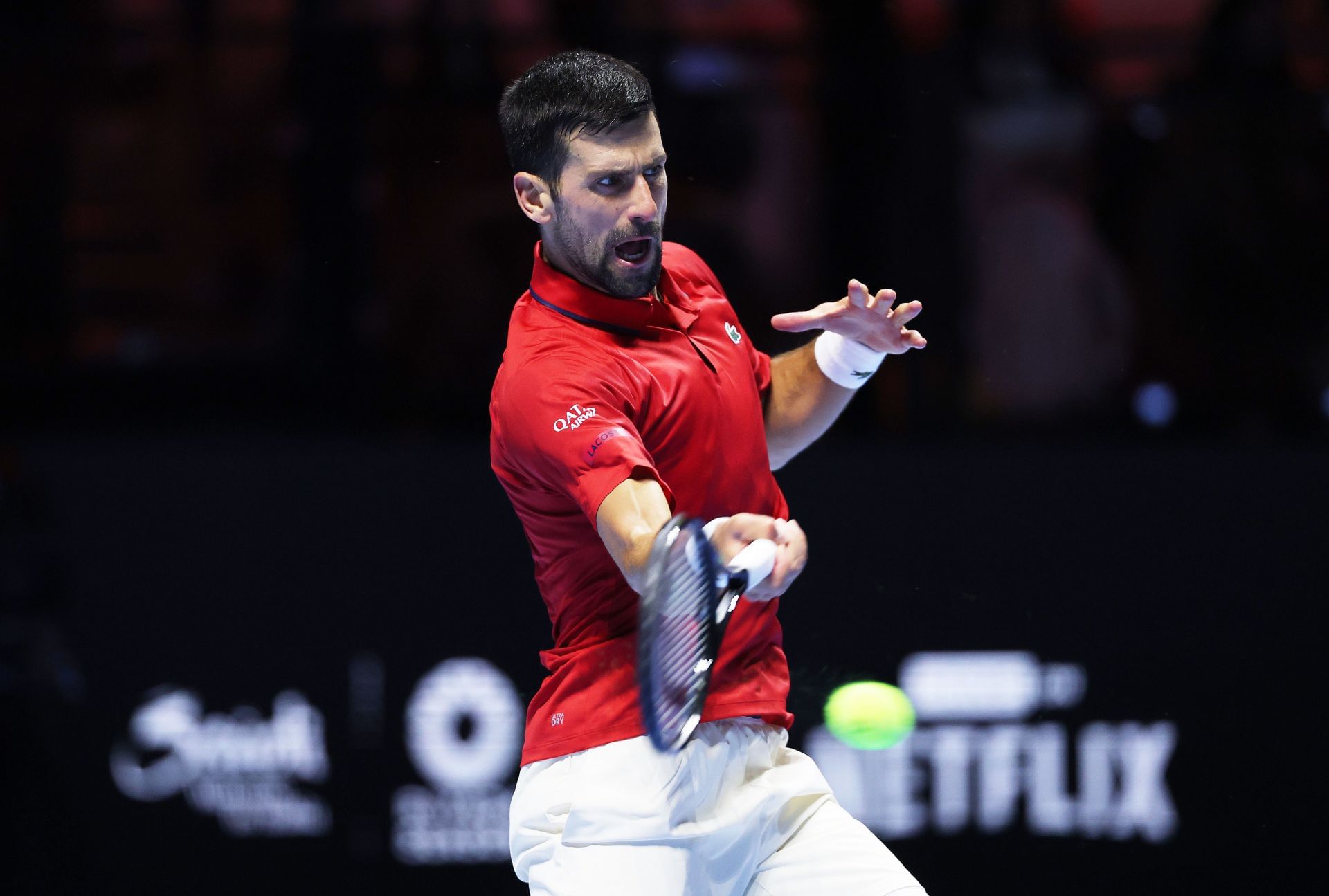 Djokovic in action at the Six Kings Slam 2025 (Image Source: Getty)