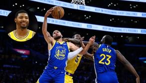 "Almost dislocated Steph Curry’s shoulder": NBA fans accuse Lakers' $10,524,700 guard of intentionally hurting Warriors' superstar