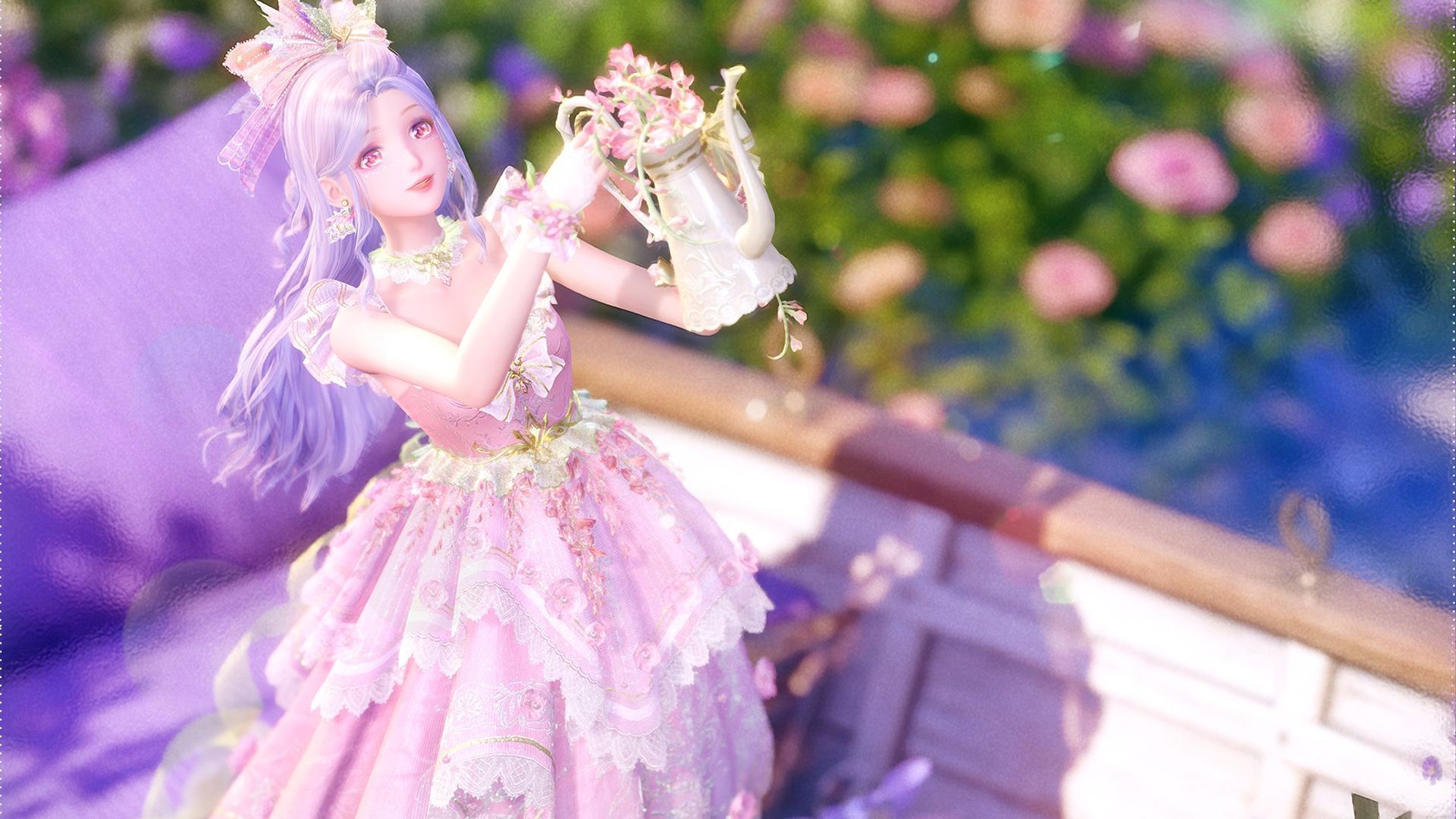 New 4-star outfit Courtyard Flowers (Image via Infold Games)
