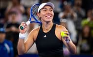 Jessica Pegula at the Wuhan Open 2025. (Photo: Getty)