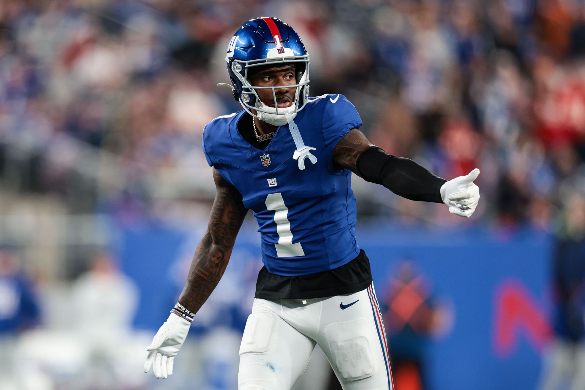 Top 5 Landing Spots for Titans WR Before New York Jets Deadline 9 Kansas City Chiefs v New York Giants - NFL 2025 - Source: Getty