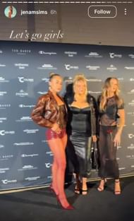 Jena Sims with her girls ( via Jena Sims' Instagram story)