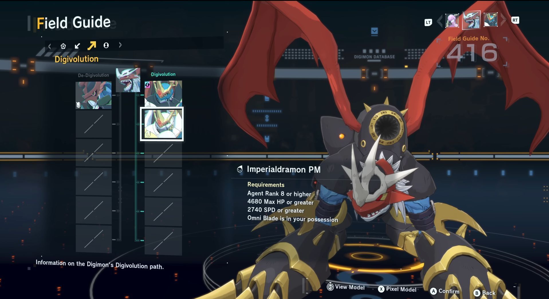 The Omni Blade in Digimon Story Time Stranger plays a crucial role in unlocking Imperialdramon (PM) (Image via Bandai Namco Entertainment Inc. || CGInferno on YouTube)
