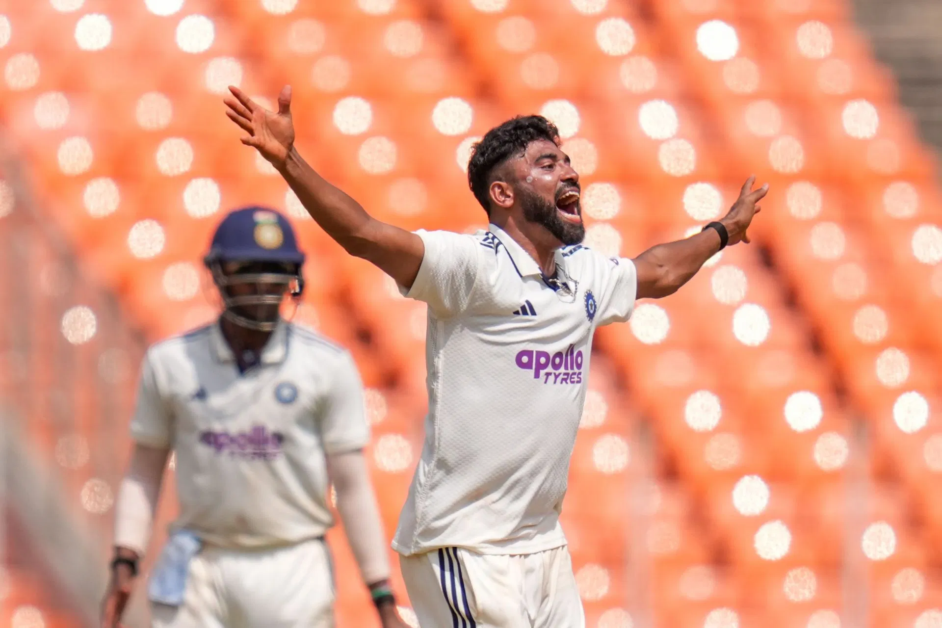 Mohammed Siraj returned seven wickets in the Test [Image: @BCCI on X]