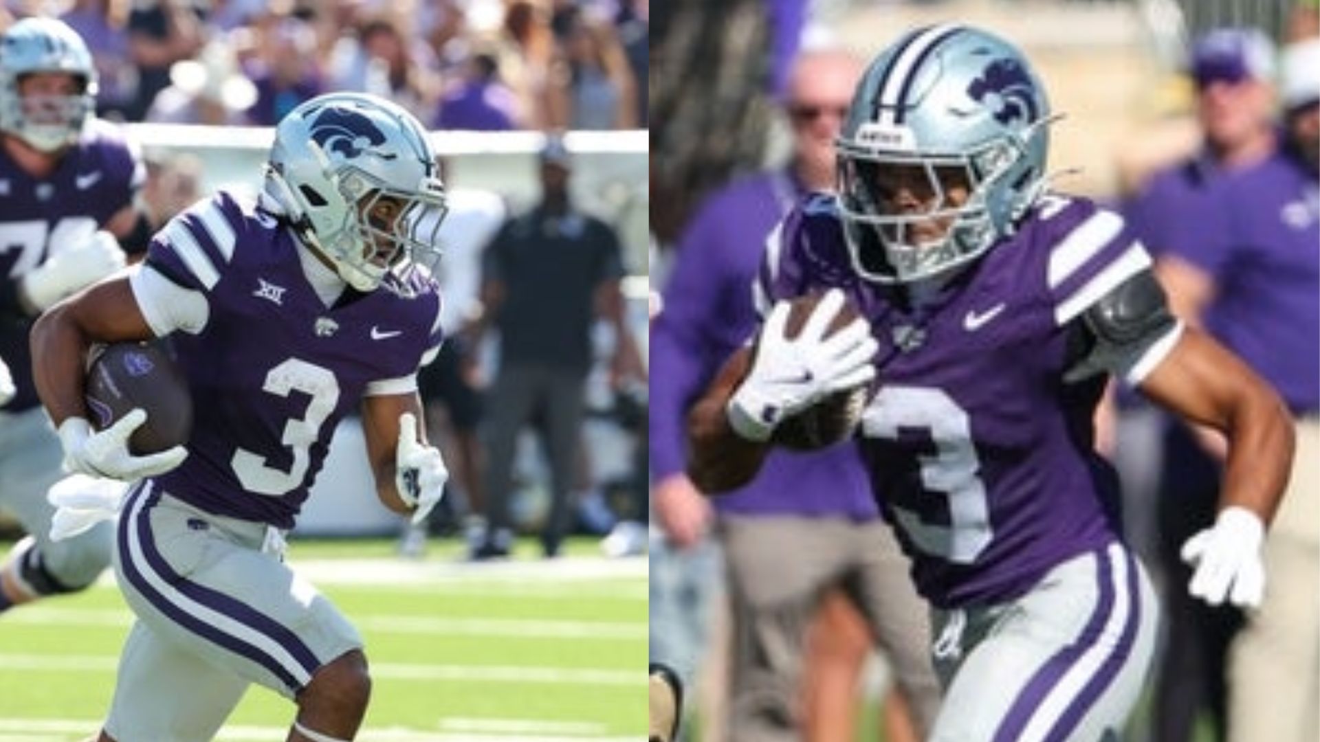 Kansas State running back Dylan Edwards (Image Source: IMAGN)