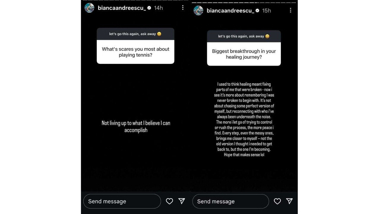 Bianca&#039;s Instagram story
