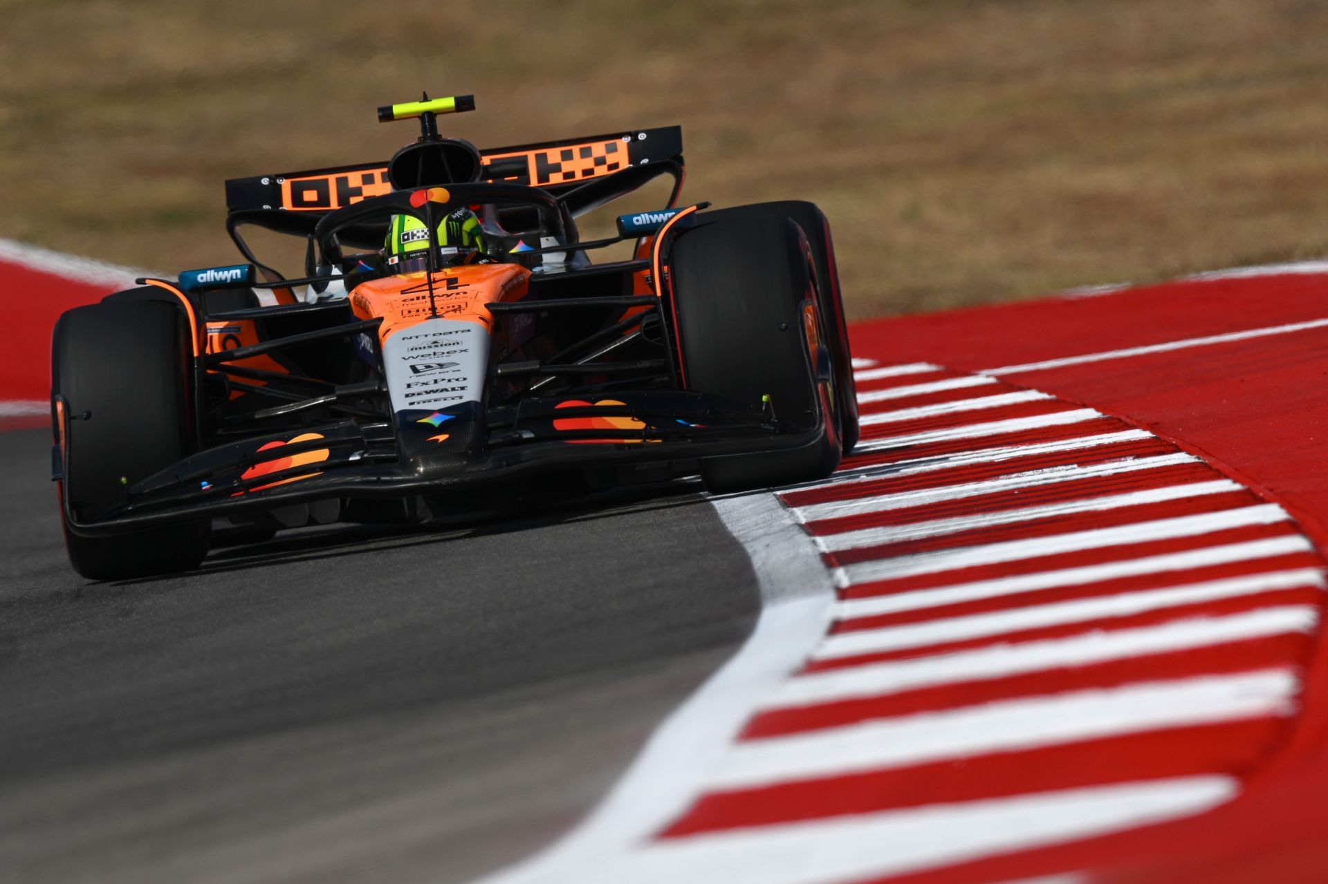 Lando Norris (4) McLaren MCL39 at Circuit of The Americas. Source: Getty