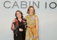 Ruth Ware and Keira Knightley at The Woman In Cabin 10 Film Premiere (Image via Getty)