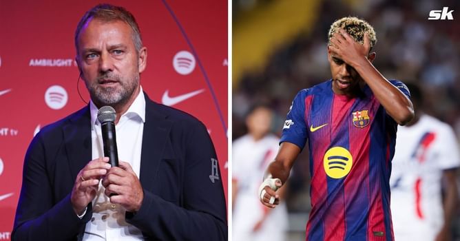 Barcelona boss Hansi Flick shares worrying update when asked if Lamine Yamal will be fit to play El Clasico vs Real Madrid