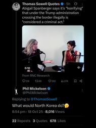 Screenshot from Mickelson's response to Abigail Spanberger's claims / X: @PhilMickelson