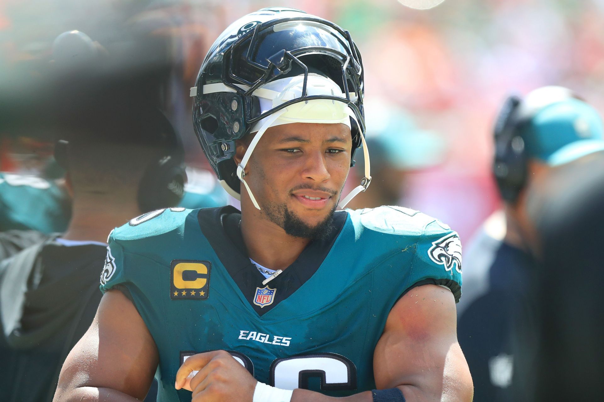 Philadelphia Eagles Running Back Saquon Barkley - Source: Getty